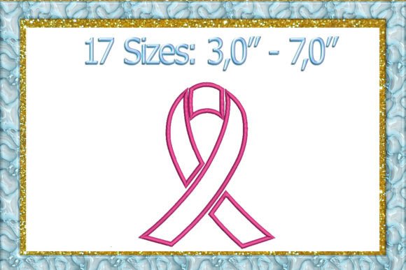 Awareness Ribbon Applique