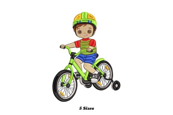Boy Rides a Bicycle