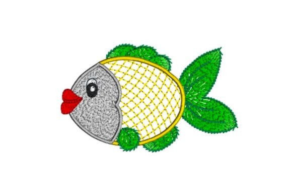 Cute and Sassy Fish Applique