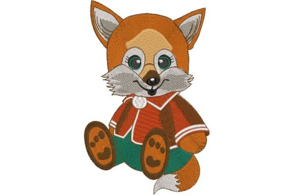 Cute Boy Baby Fox
