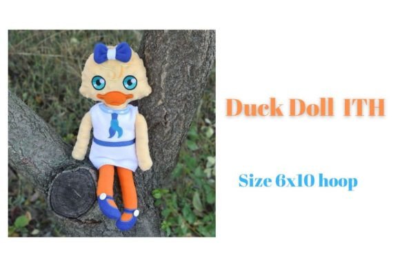 Duck Doll ITH Pattern 6x10