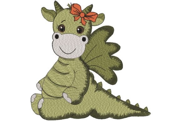 Green Baby Girl Dragon