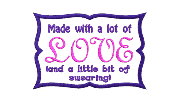 Made with Love Quilt Label