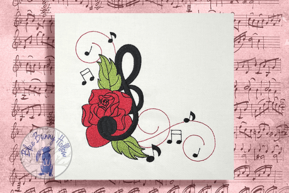 Rose and Treble Clef