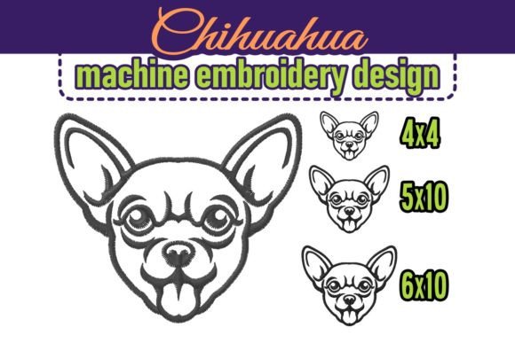 Smiling Chihuahua Face Portrait